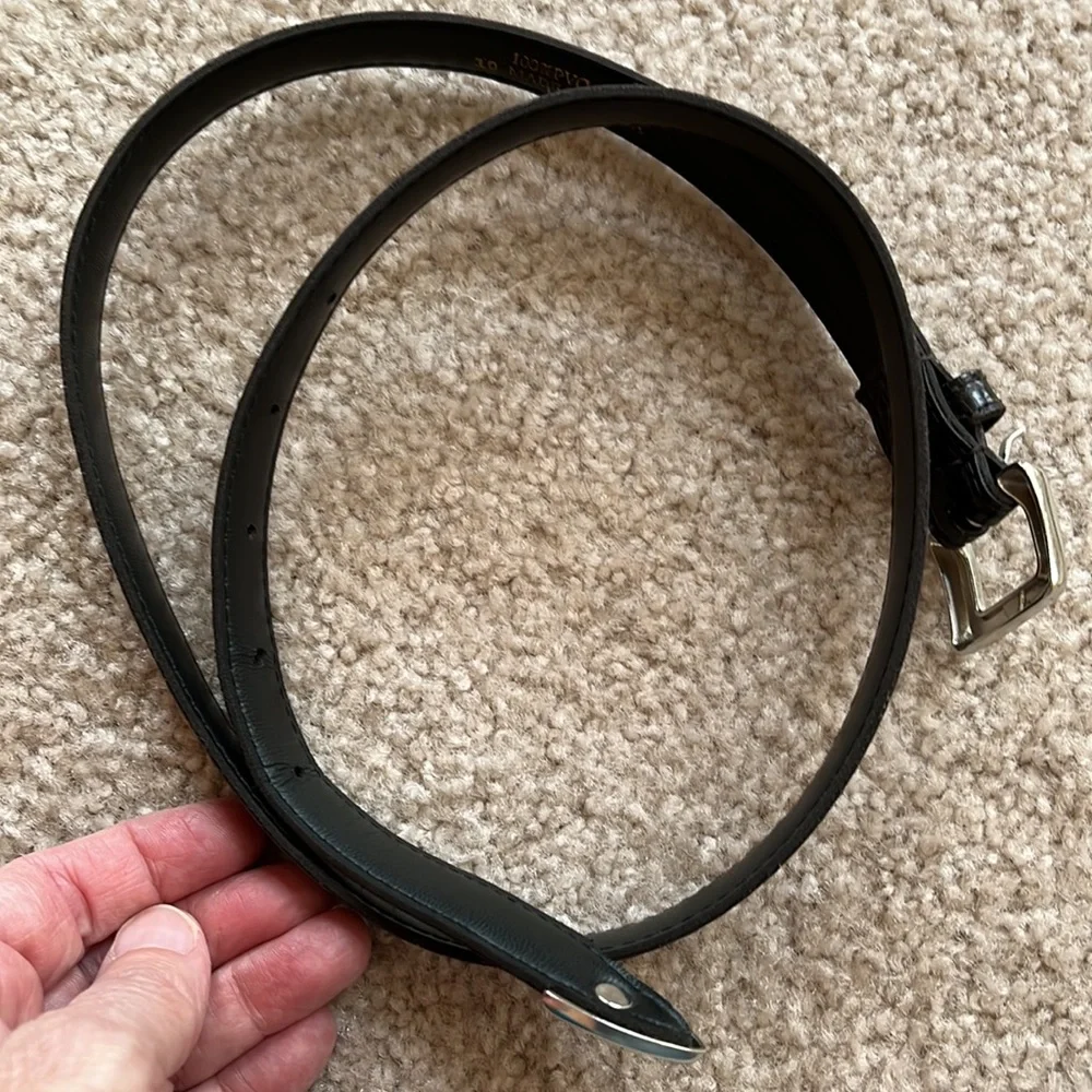Faux leather belt size 10